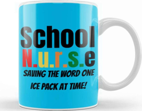 Nurse Gift İdea Funny Saying Quote Nursing Medical Kupa Bardak Porselen