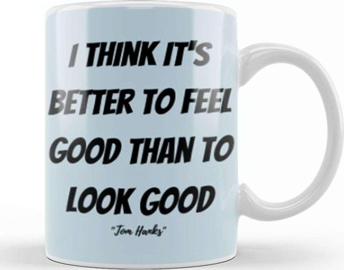 Tom Hanks Quotes Gifts Vintage Retro Rainbow Style Kupa Bardak Porselen