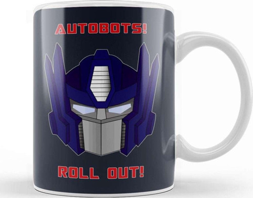 Autobots Roll Out Optimus Prime Transformers Quote Kupa Bardak Porselen