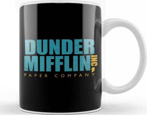 The Office Dunder Mifflin Inc Paper Company Grunge Kupa Bardak Porselen