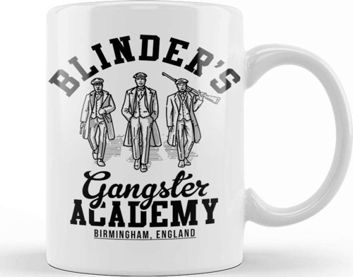 Peaky Blinders Gangster Academy Birmingham England Kupa Bardak Porselen