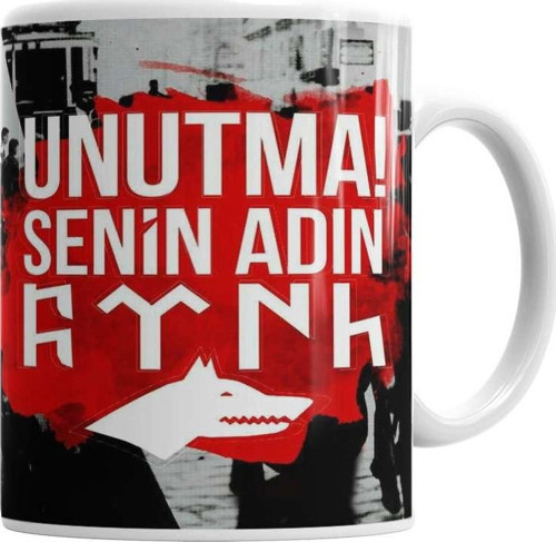 Unutma Senin Adın Türk Kupa Bardak Porselen