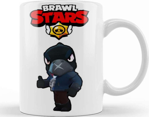 Black Crow Brawl Stars Kupa Bardak Porselen