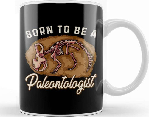 Born To Be A Paleontologist Future Dinosaur Hunter Kupa Bardak Porselen