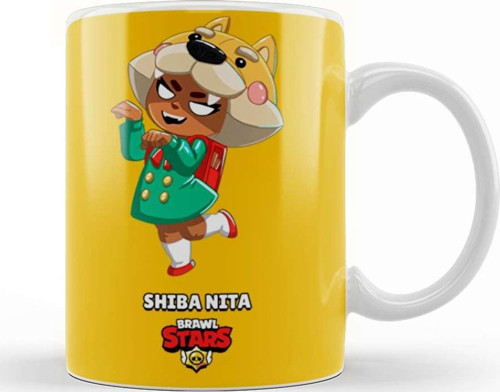 Brawl Stars Shıba Nıta Kupa Bardak Porselen