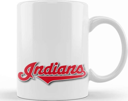 Cleveland Indians Logo Kupa Bardak Porselen