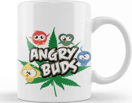 Angry Birds Angry Buds Kupa Bardak Porselen