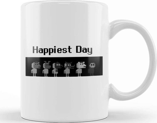 Happiest Day Fnaf Game Kupa Bardak Porselen