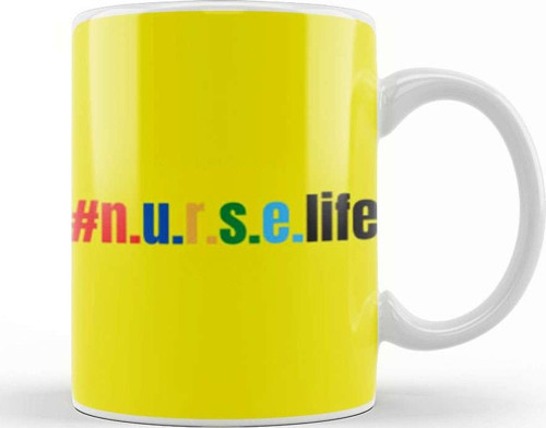 Nurse Gift İdea Funny Saying Quote Nursing Medical Kupa Bardak Porselen
