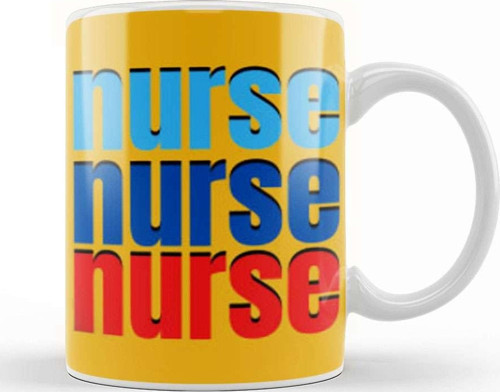 Nurse Gift İdea Funny Saying Quote Nursing Medical Kupa Bardak Porselen