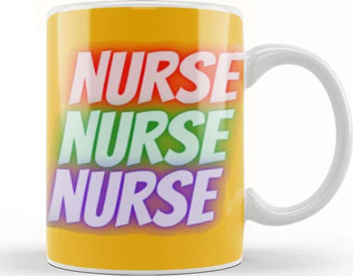 Nurse Gift İdea Funny Saying Quote Nursing Medical Kupa Bardak Porselen