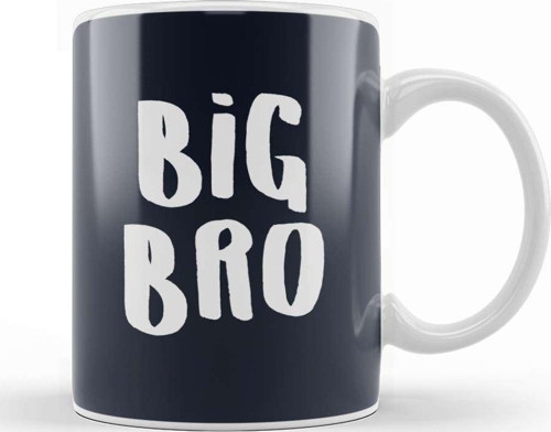 Brother Big Bro Slogan Kupa Bardak Porselen