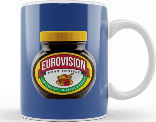 Eurovision Marmite Jar Kupa Bardak Porselen