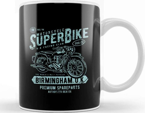 Super Bike Racing Club Kupa Bardak Porselen