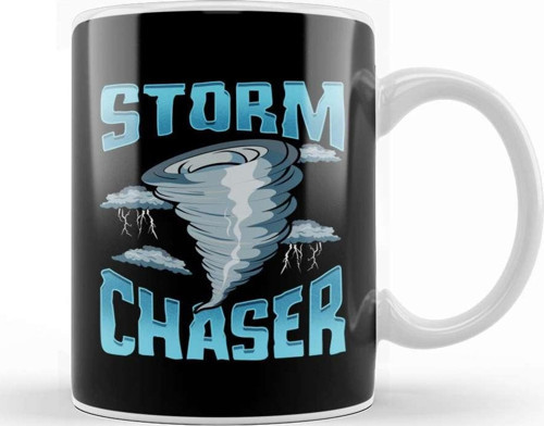 Cute Storm Chaser Severe Weather Tornado Obsessed Kupa Bardak Porselen