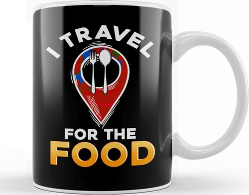Funny I Travel For The Food Traveling Food Critic Kupa Bardak Porselen