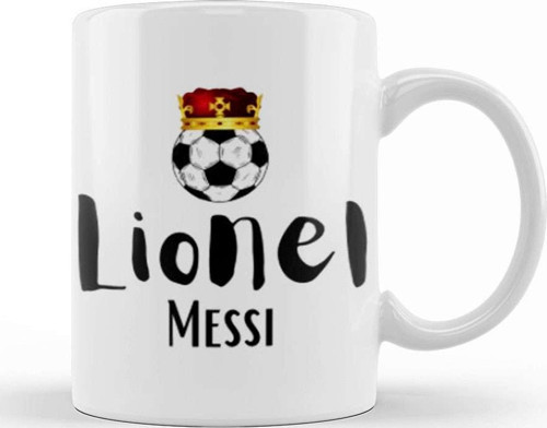 Lionel Messi Art Merch Kupa Bardak Porselen
