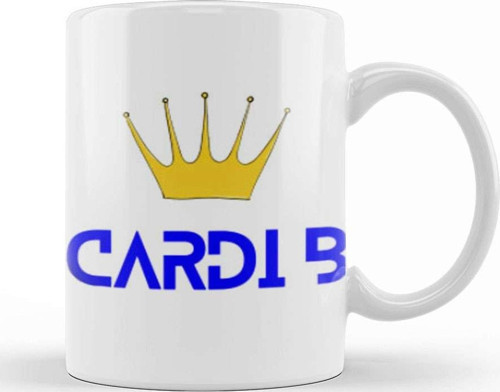 Queen Cardi B Gıft Art Kupa Bardak Porselen