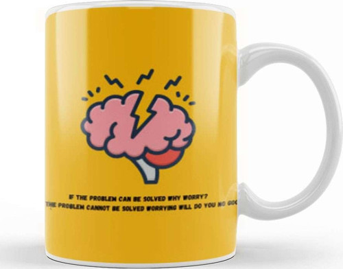 Stress Awareness Month Kupa Bardak Porselen