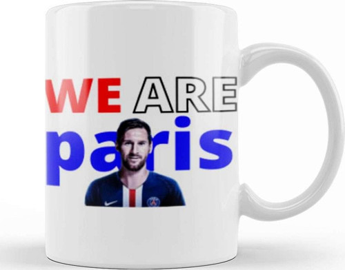 We Are Parıs Leo Messi Kupa Bardak Porselen