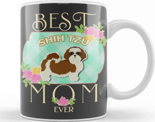 Best Shih Tzu Mom Ever Kupa Bardak Porselen