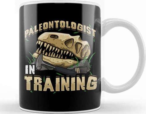 Paleontologist In Training Dinosaur Obsessed Dino Kupa Bardak Porselen