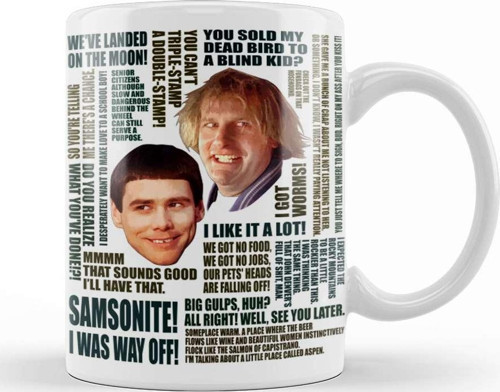 Dumb And Dumber Quotes Kupa Bardak Porselen
