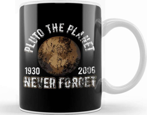 Vintage Pluto (1930 2006) Never Forget Distressed Kupa Bardak Porselen