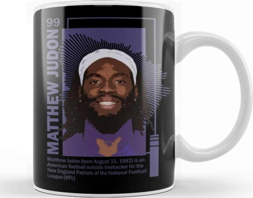 Matthew Judon Judon 99 Kupa Bardak Porselen