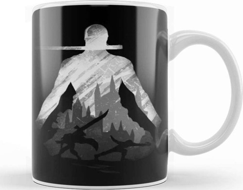 Monochrome Hunter Zoro Kupa Bardak Porselen
