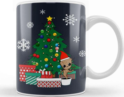 Baby Groot Christmas Tree Guardians Of The Galaxy Kupa Bardak Porselen