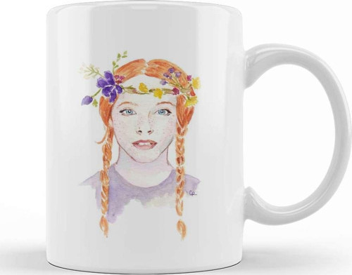 Fan Art Quot Anne With An E Anne With An E Art 02 Kupa Bardak Porselen