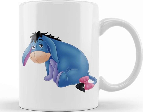 Winnie The Pooh Eeyore Kupa Bardak Porselen