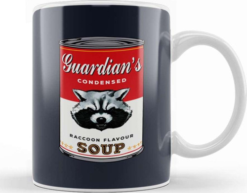 Guardians Of The Galaxy Rocket Raccoon Soup Warho Kupa Bardak Porselen