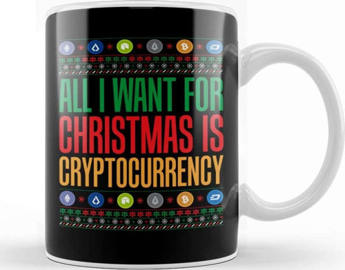 All I Want For Christmas Is Cryptocurrency Crypto Kupa Bardak Porselen