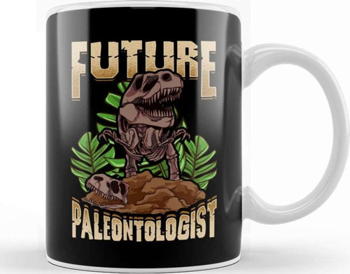 Cute Future Paleontologist Dinosaur Fossil Hunter Kupa Bardak Porselen