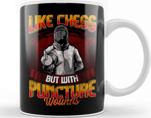 Funny Fencing Like Chess But With Puncture Wounds Kupa Bardak Porselen