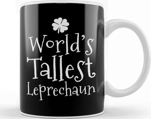 Funny World S Tallest Leprechaun St Patrick S Day Kupa Bardak Porselen