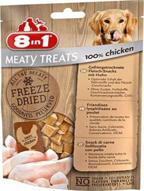 8In1 Köpek Dondurularak Kurutulmuş Tavuk 50G