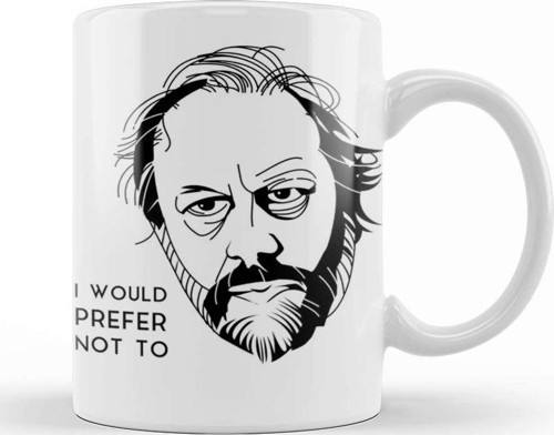 Žižek I Would Prefer Not To V5 Kupa Bardak Porselen