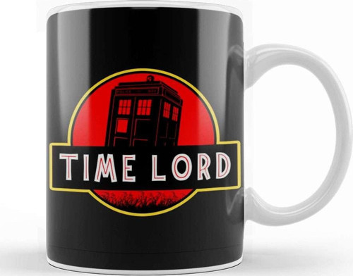 Dr Who Jurassic Park Time Lord Kupa Bardak Porselen
