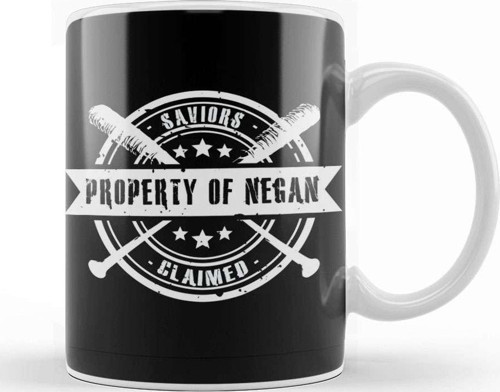 Property Of Negan Walking Dead Kupa Bardak Porselen