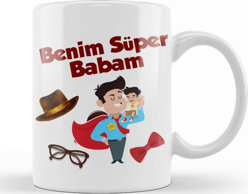 Babalar Günü Babaya Hediye 026 Kupa Bardak Porselen