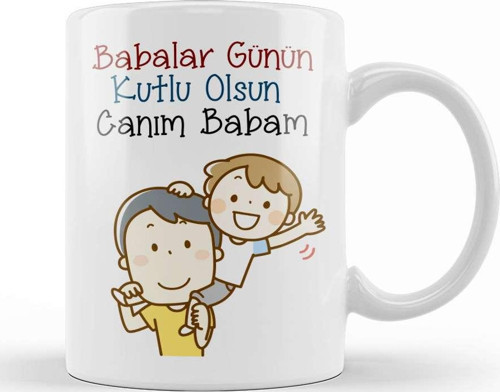 Babalar Günü Babaya Hediye 004 Kupa Bardak Porselen