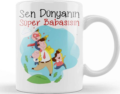 Babalar Günü Babaya Hediye 029 Kupa Bardak Porselen