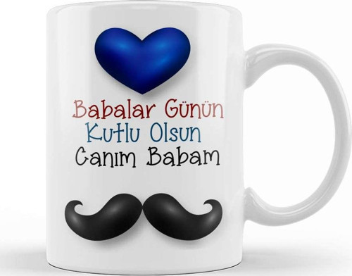 Babalar Günü Babaya Hediye 058 Kupa Bardak Porselen