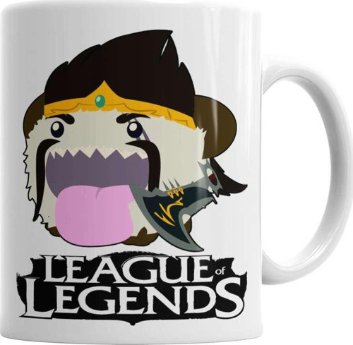 Draven Poro League Of Legends Kupa Bardak Porselen