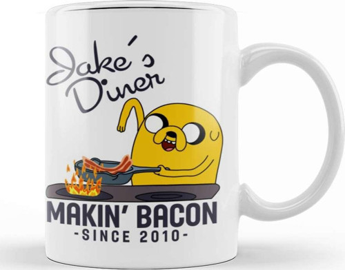 Adventure Time Bacon Pancakes Kupa Bardak Porselen