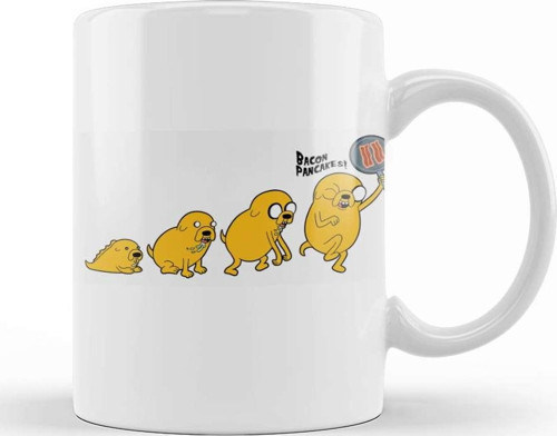 Adventure Time Bacon Pancakes Kupa Bardak Porselen