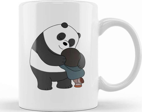 Panda And Chloe We Bare Bears Kupa Bardak Porselen
